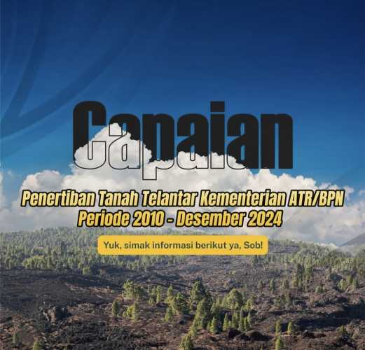 Kementerian ATR/BPN Capai Hasil Signifikan dalam Penertiban Tanah Terlantar Periode 2010-2024