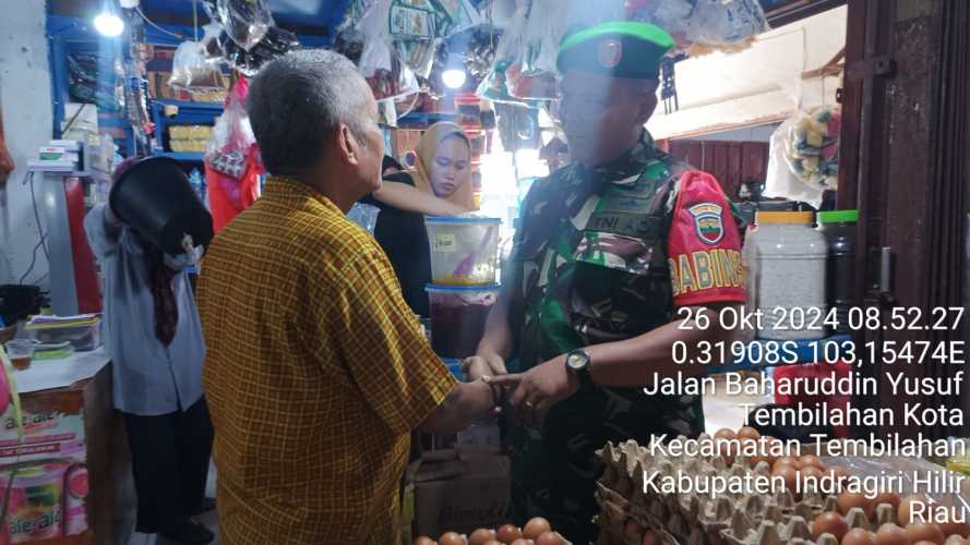 Serda Miskal Perkuat Kebersamaan Pedagang Pasar Mayang Kelapa