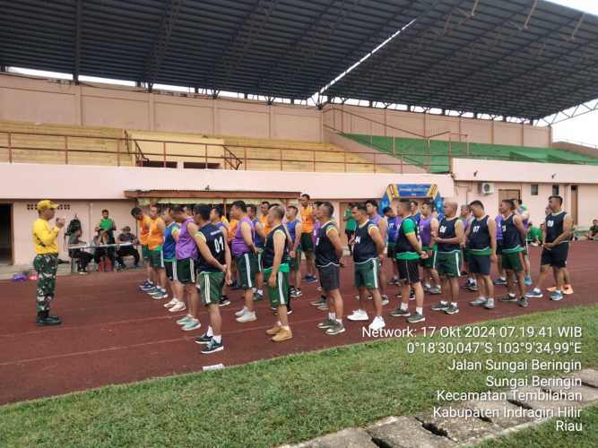 Anggota Koramil 12/Batang Tuaka Melaksanakan Garjas Periodik