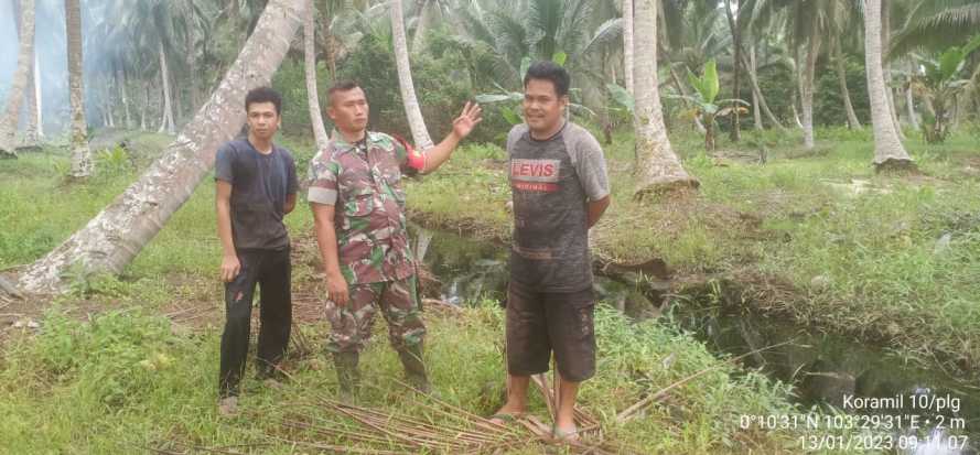 Koptu J.Manurung Berdikari Bangun Kawasan Zero Karhutlah