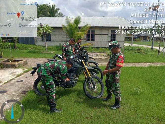 Pemeriksaan Randis di Jajaran Koramil 08/Mandah