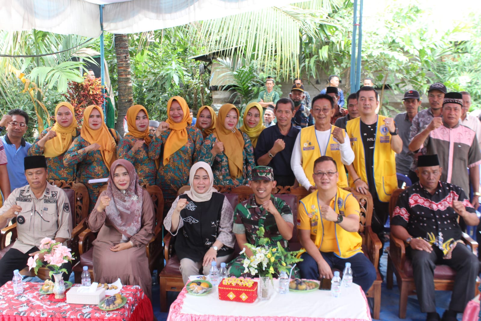 Bersama Lion Club Tembilahan,Dandim Resmikan Sumur Bor TNI -AD