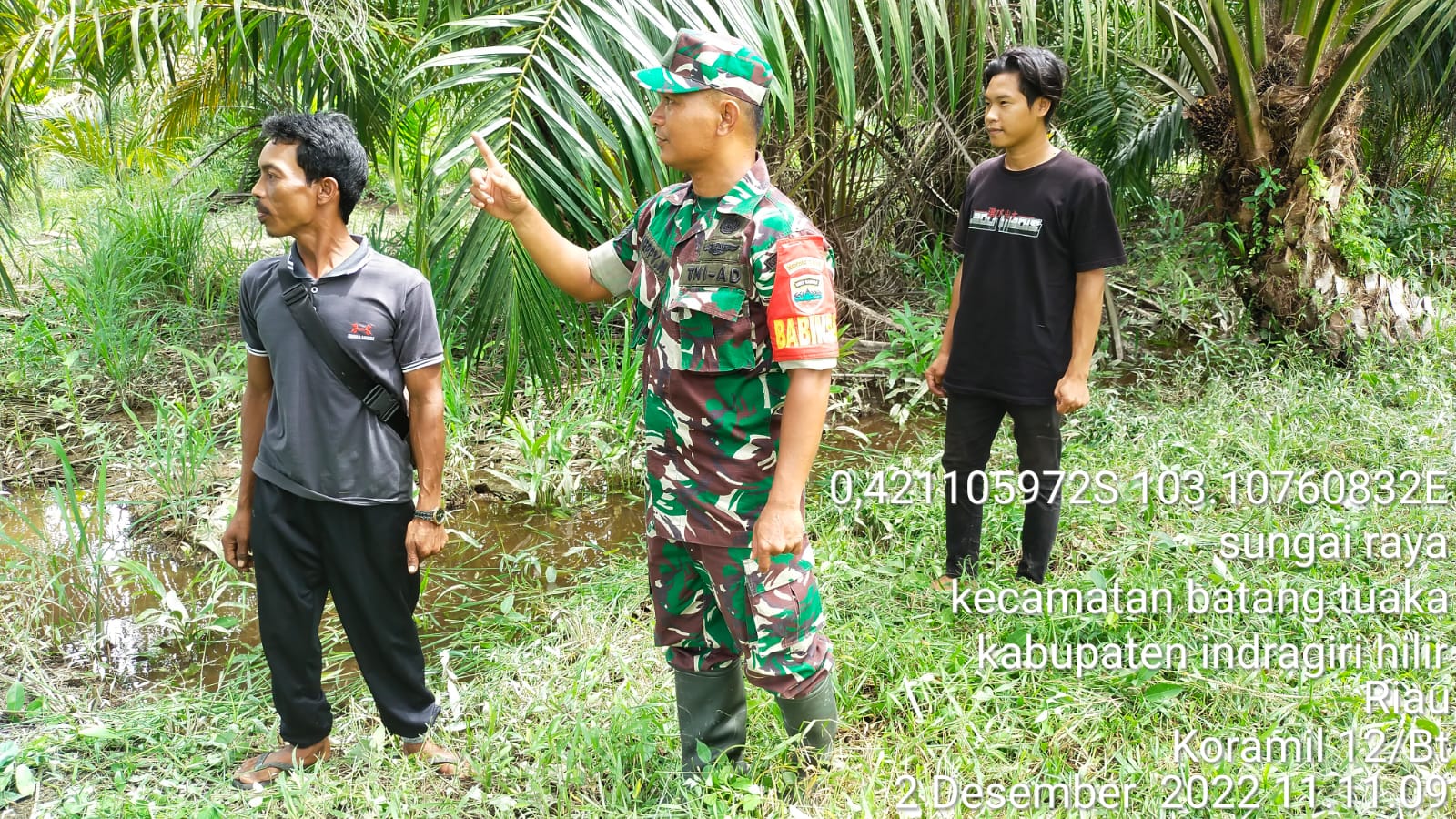 Babinsa Sungai Raya Persiapkan Kesiapsiagaan Karhutlah