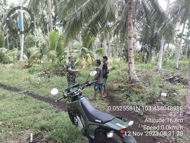 Kopda Hendri Merespon Cepat Laporan Warganya