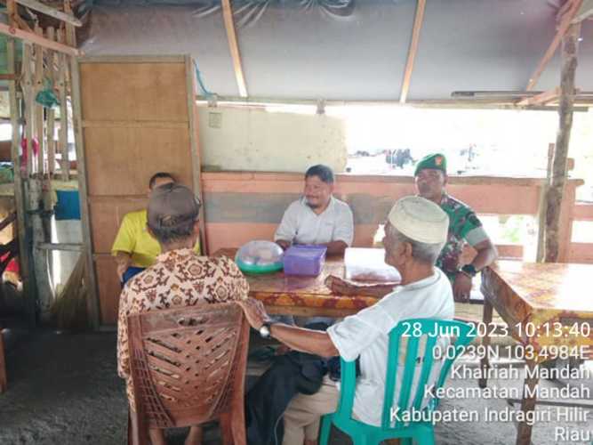 Babinsa Lakukan Diagnosa Pengaruh Komsos