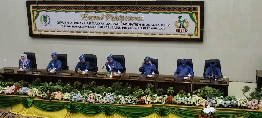 Galeri Rapat Paripurna DPRD Dalam Rangka Milad Inhil Ke -60