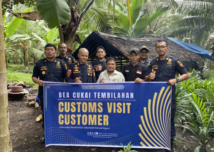 Dukung UMKM Go To Ekspor, Bea Cukai Tembilahan Gelar Visit Customer