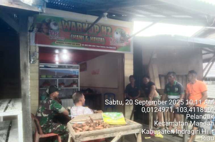 Babinsa Koramil 08/MDH Laksanakan Pembinaan SDM Teritorial di Wilayah Binaan