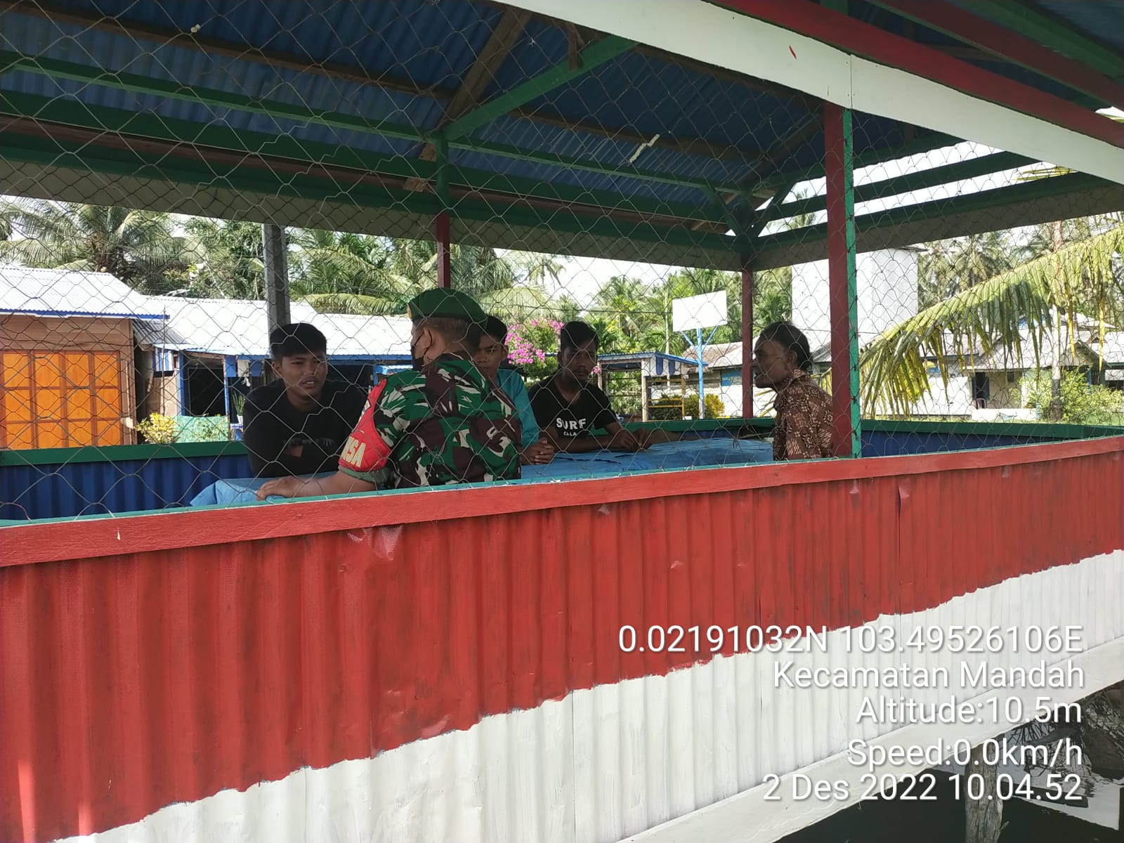 Praka Hendri Manfaatkan Sarana  Kampung Pancasila