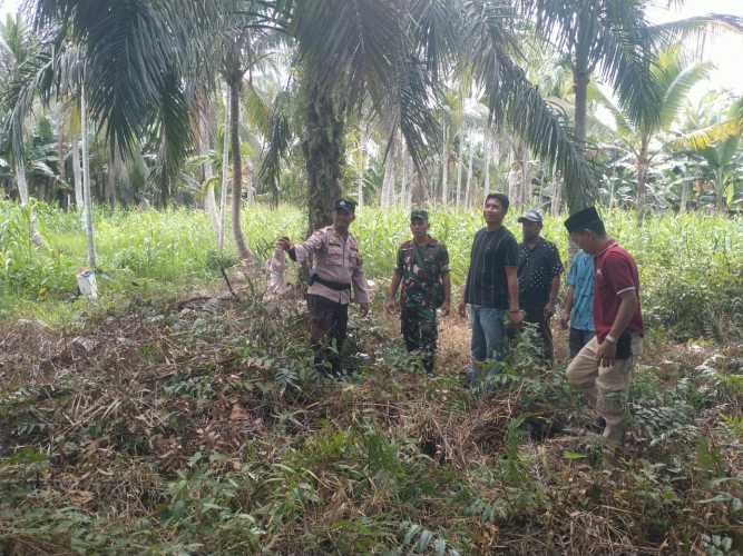 Cegah Pergeseran Tapal Batas, Babinsa Serka Masri Laksanakan Patroli Tapal Batas