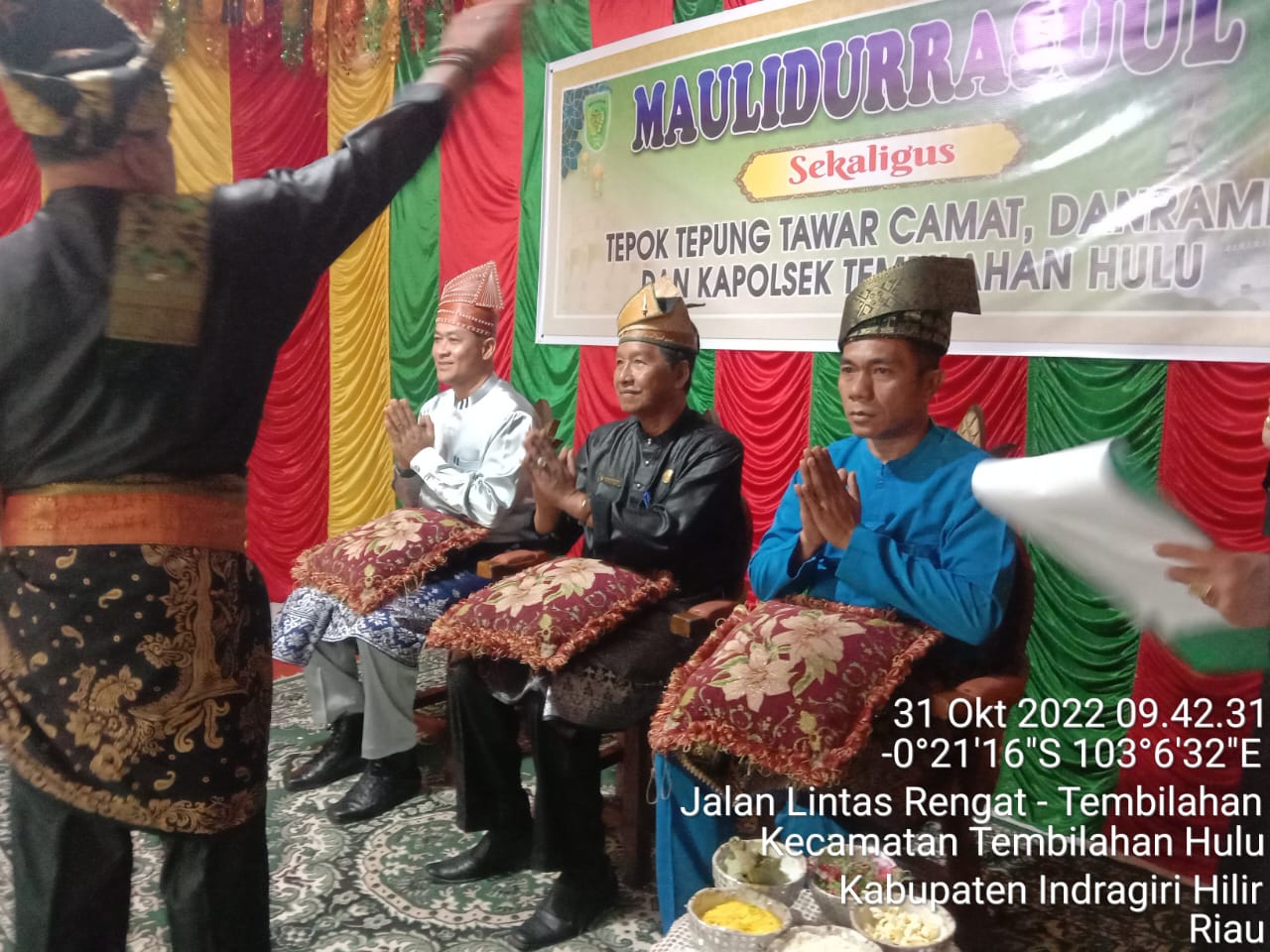 LAMR Tepok Tepung Tawar Danramil 01/Tembilahan