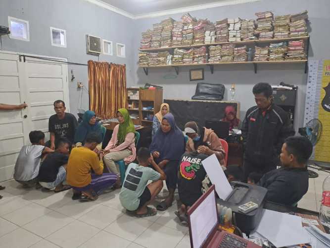 Polsek Kota Kisaran Amankan 9 Anak Dibawah Umur  Diduga Hendak Tawuran