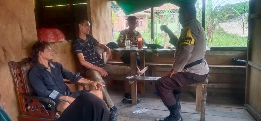 Sambangi Warga Binaan, Bhabinkamtibmas Beri Himbauan Kamtibmas