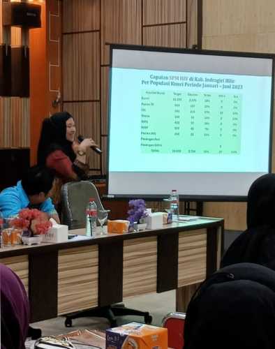 Pertemuan Pemutahiran Data SPM Tahun 2023 di Taja Dinkes Inhil
