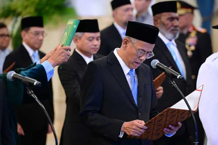 Tegaskan Komitmen Stabilitas Keuangan, Presiden Prabowo Saksikan Pengucapan Sumpah/Janji Dewan Komisioner LPS