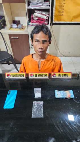 Polres Inhil Ungkap Kasus Peredaran Sabu, Seorang Pengedar Diamankan di Tembilahan
