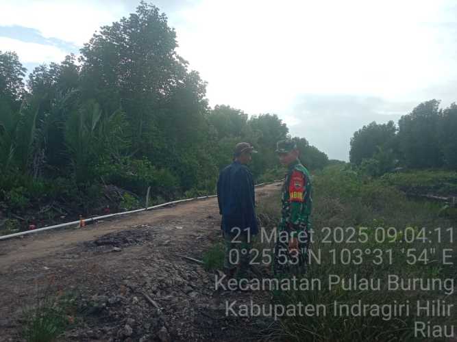 Patroli Karhutla di Pulau Burung: Sinergi TNI dan Warga Jaga Wilayah Tetap Aman