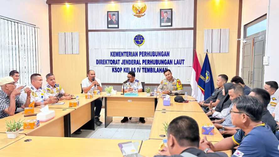 Pelindo Regional 1 Tembilahan Perkuat Sinergi Stakeholder Hadapi Arus Angkutan Laut NATARU