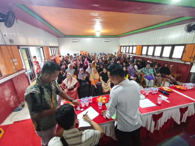Pemdes Sungai Intan Terus Tingkatkan Komitmen Pelayanan dalam Penyaluran Bansos