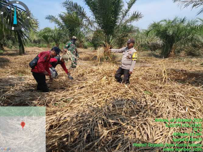 Koptu Sihabuddin Lakukan Patroli Terpadu Desa