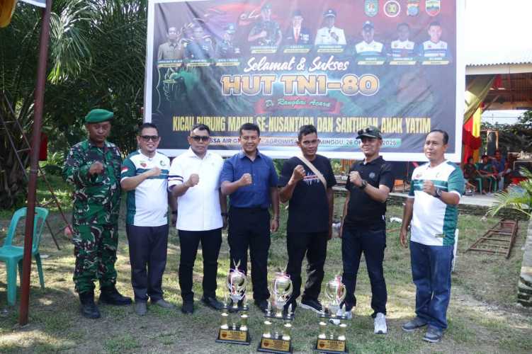 Dandim 0208 Asahan Sukses Gelar Kejuaraan Burung Berkicau
