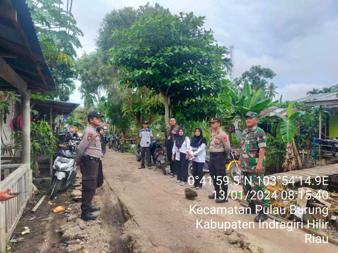 Serda Ahmad Feri Bersama Panwas setempat Lakukan Pengawasan Kampanye Politik