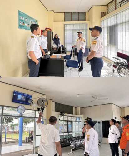 Antisipasi Lonjakan Arus Nataru, GM Pelindo Regional I Tembilahan Lakukan Inspeksi Pelabuhan
