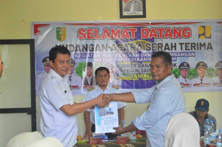 Eka Putra Apresiasi Dinas PUPR dalam Serah Terima SPAM DAK Fisik 2025