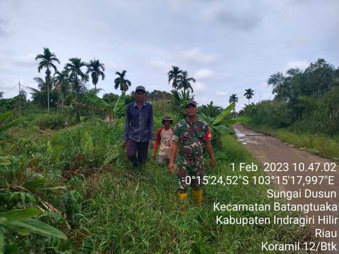 Babinsa Canangkan Wilayah Bebas Karhutlah