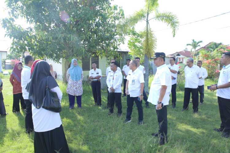 Wakil Bupati Asahan Tinjau Rencana Pembangunan  Lokasi Balai Latihan Kerja