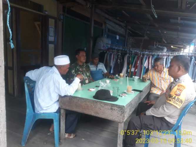 Babinsa Harapkan Warga Dukungan Tupok di Lapangan