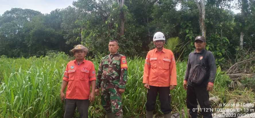 Babinsa Langkah Cepat Tangani  Karhutlah