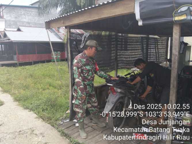 Babinsa Junjangan  fokus pada solusi cerdas penguatan ekonomi keluarga: