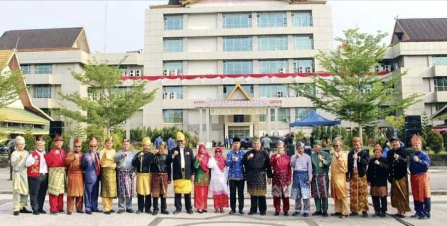 Dinkes Inhil Hadiri Upacara Bendera 17 Agustus 2023