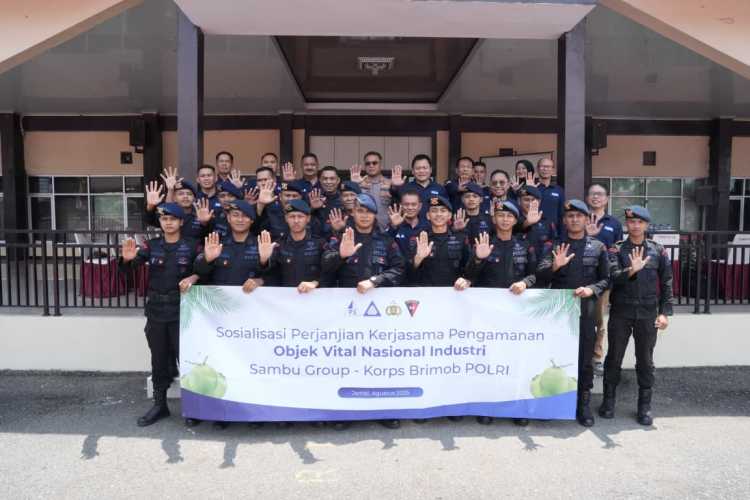 Sosialisasi PKS Pengamanan OVNI Sambu Group - Korps Brimob Polri