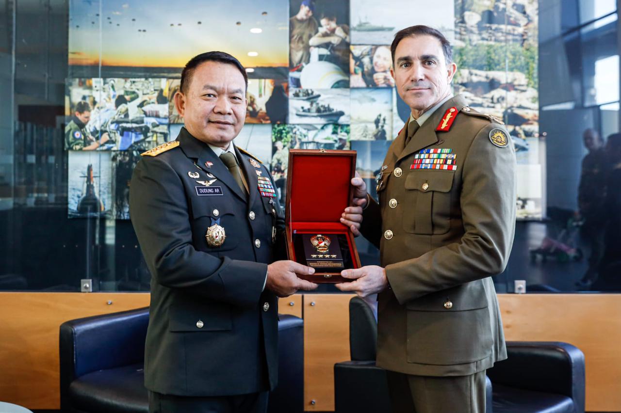 TNI AD dan Angkatan Darat Australia Optimis Meningkatkan Kualitas Kerja Sama Militer.