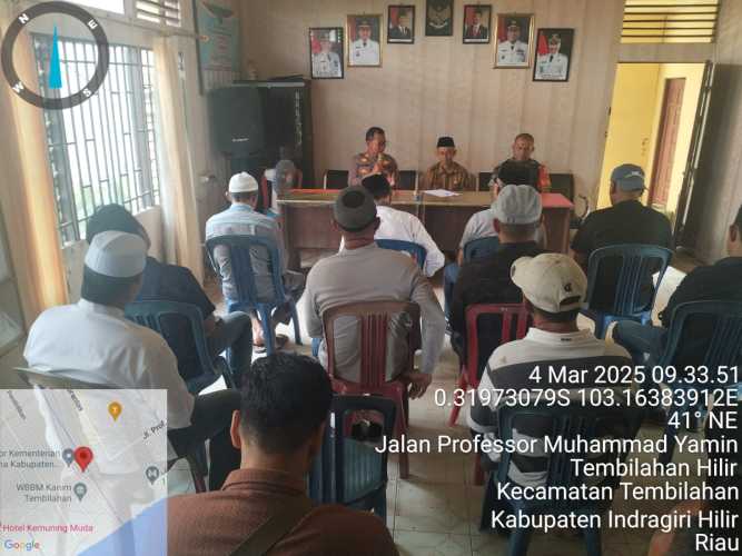 Babinsa Tembilahan Sertu Anton Aktif Dorong Kolaborasi Atasi Kenakalan Remaja di Tembilahan Hilir