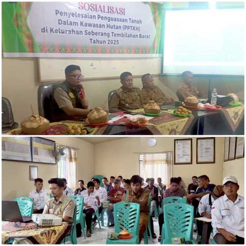 Kantor Pertanahan Indragiri Hilir Laksanakan Sosialisasi Penyelesaian Penguasaan Tanah di Kawasan Hutan