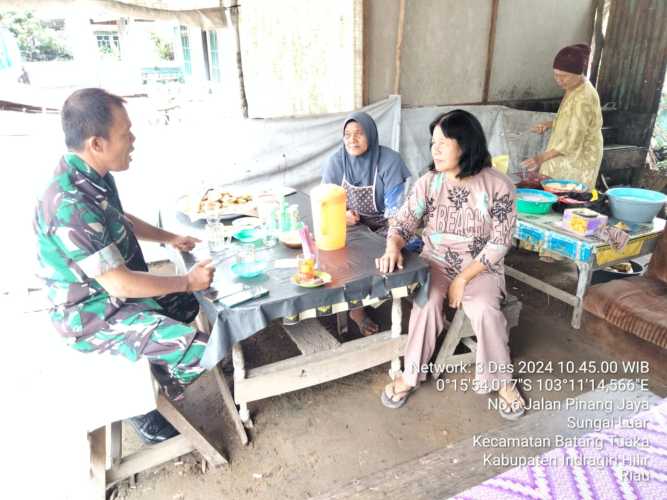 Serda Fero A. Duha Menghimbau Masyarakat Dalam Ciptakan Situasi Aman dan Terkendali