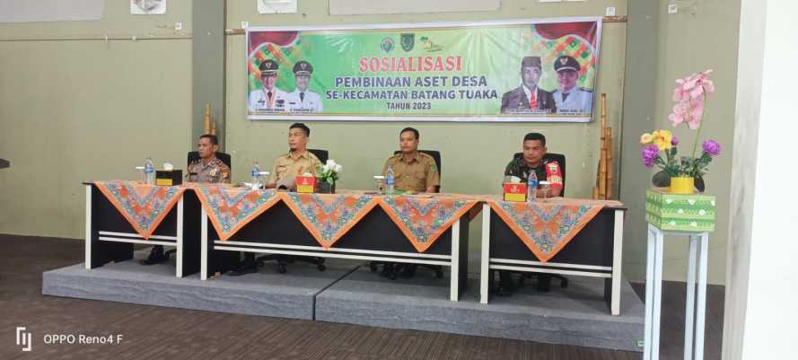 Mewakili Danramil Babinsa Hadiri Sosialisasi Pembinaan Aset Desa Se- Kecamatan Batang Tuaka