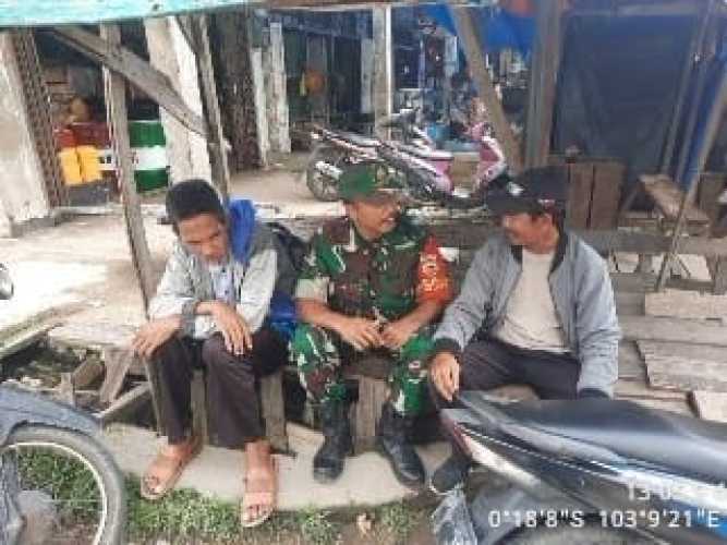 Tukang Ojek Sasaran Pasif Babinsa Dalam Pembinaan