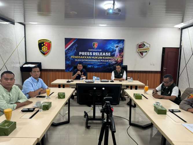 Polda Riau Tetapkan 65 Tersangka Dugaan Bakar 3.394 Hektare Lahan
