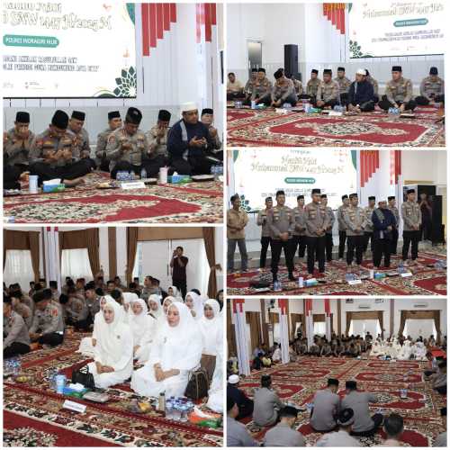 Polres Indragiri Hilir Gelar Peringatan Maulid Nabi Muhammad SAW 1447 H/2025 M