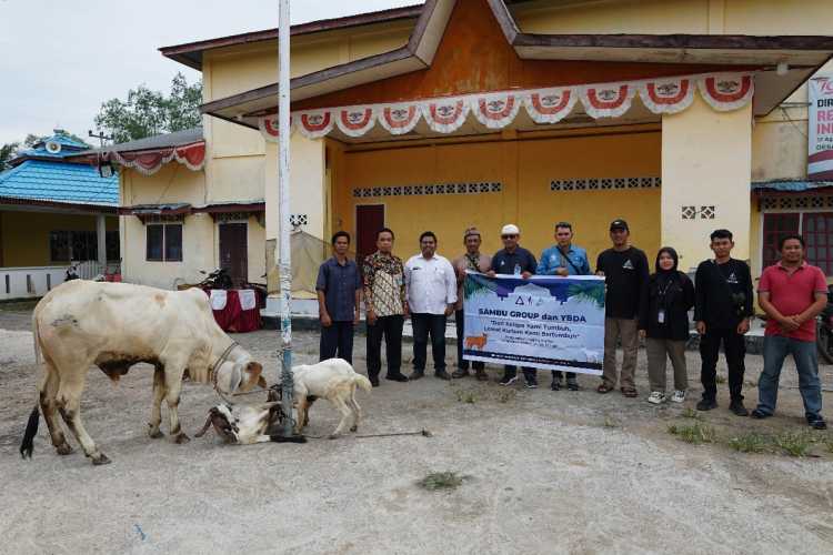 Sambu Group dan YBDA Kembali Salurkan Hewan Kurban Idul Adha 1446 Hijriah di Kateman   