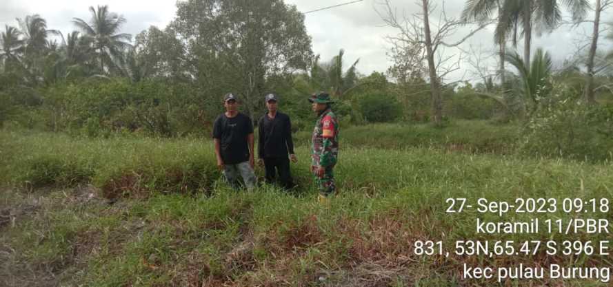 Babinsa Bersama Masyarakat Bangun Harjo Jalin Kerjasama Penanganan kathutlah