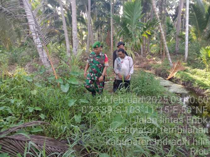 Sertu M. Yasin Intens Pengawasan Lahan Karhutlah