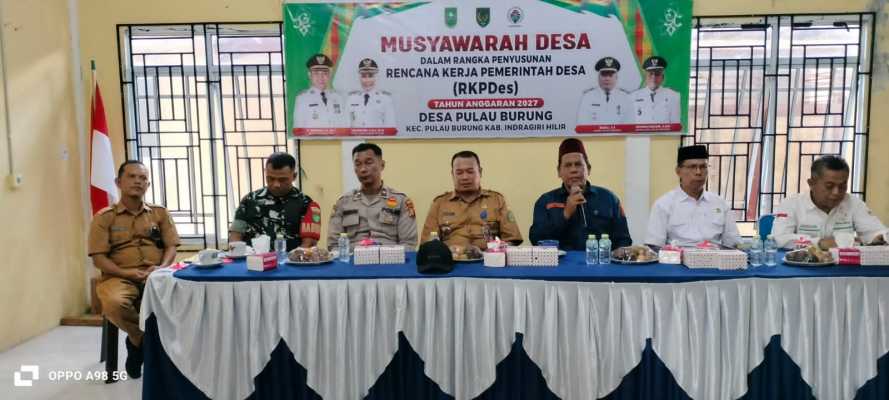 Merajut Harapan 2027,Musyawarah Desa Pulau Burung Jadi Pondasi Pembangunan Berkelanjutan
