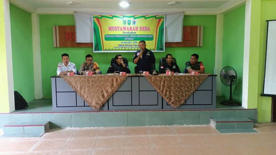 Pemdes Pulau Palas Gelar Musyawarah Perubahan RPJMDes, Kades Tegaskan Komitmen Pembangunan Berkelanjutan