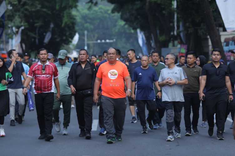 Bupati Asahan Ikuti Bukit Barisan Fun Run 5K