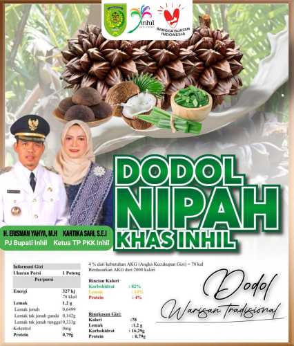 Dodol Nipah Khas Tembilahan Hulu